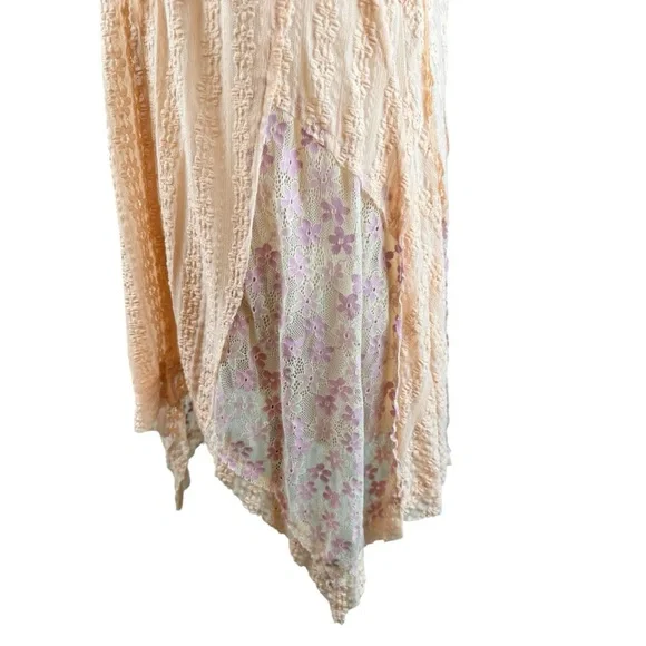 POL Peach and Lavender Lace Tunic - Picture 5 of 8